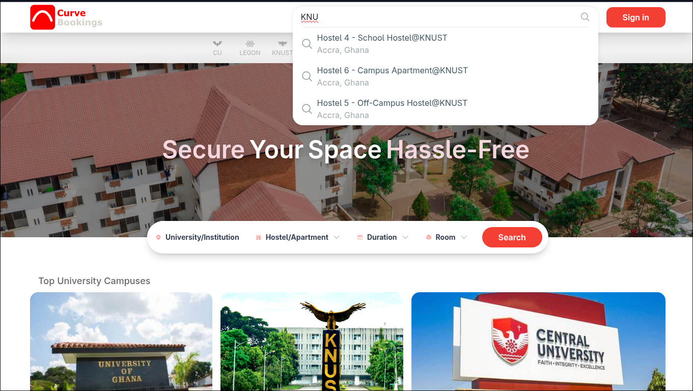 Curve Bookings featured image