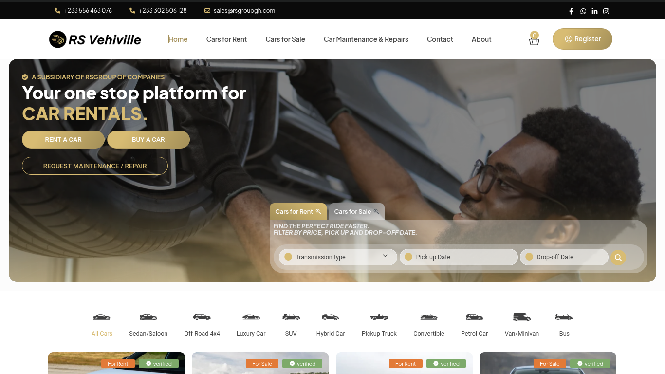Vehiville Web (v1) featured image